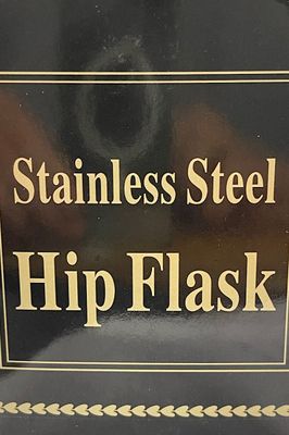 HIP FLASK 7 OZ STAINLESS STEEL POLISHED