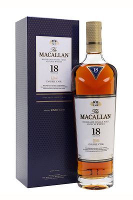 THE MACALLAN 18YO DOUBLE CASK 43%   2022 700ML