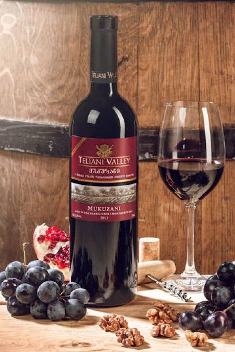 TELIANI VALLEY MUKUZANI. SAPERAVI DRY RED 2020, 01 WINES