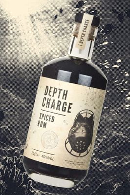 DEPTH CHARGE SPICED RUM 700ML 40%