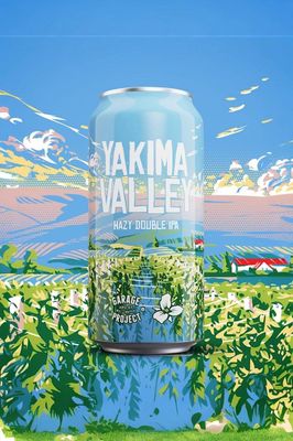 GARAGE PROJECT YAKIMA VALLEY HAZY DOUBLE IPA 440ML CAN 8%