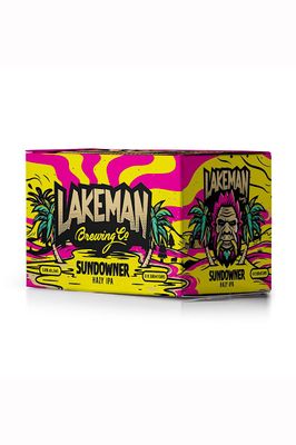 LAKEMAN SUNDOWNER HAZY IPA 6 PACK 330ML CANS
