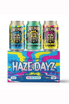LAKEMAN HAZE FOR DAZE 6 PACK CANS 330ML