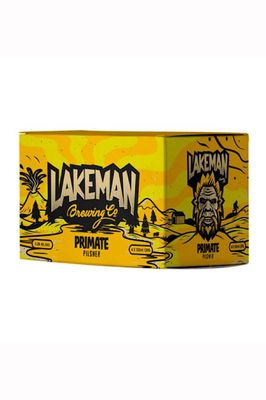 LAKEMAN PRIMATE PILSNER 6 PACK CANS 330ML