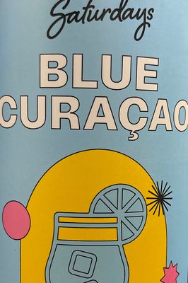 SATURDAY&rsquo;S BLUE CURACAO 750ML 13.9 %