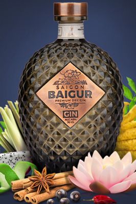 SAIGON BAIGUR DRY GIN  43% 700ML