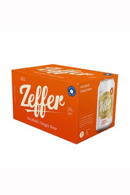 ZEFFER HAZY ALCOHOLIC GINGER BEER 5% 6 PACK CANS