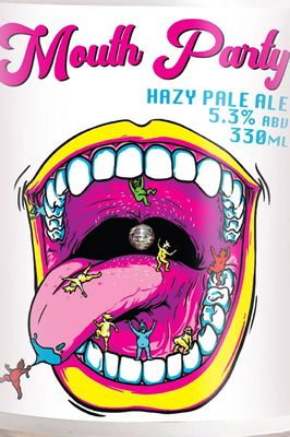 DOUBLE VISION MOUTH PARTY HAZY PALE ALE 6 PACK CANS 5.3%