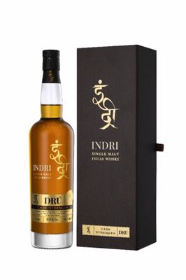 INDRI DRU SINGLE MALT CASK STRENGTH  WHISKEY 57.2%