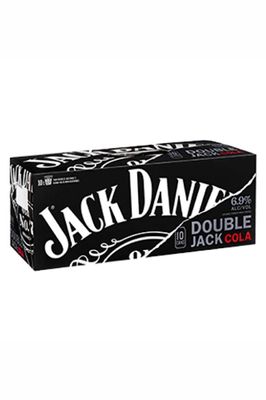 JACK DANIELS DOUBLE JACK 6.9% 330ML 10   PACK