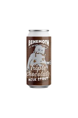 BEHEMOTH TRIPLE CHOCOLATE MILK STOUT  5.5% 440ML CAN