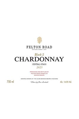 FELTON ROAD BLOCK 2 CHARDONNAY 2023