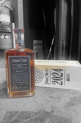 BLOOD OATH BOURBON WHISKY PACT NO 10 2024  49.3%