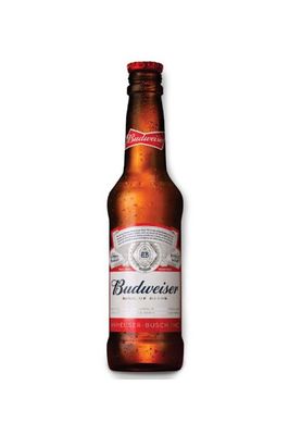 BUDWEISER 330ML BEER BOTTLE 5%