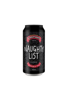 EMERSONS NAUGHTY LIST DOUBLE IPA 8% 440ML CAN