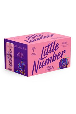 LITTLE NUMBER VODKA &amp; LYCHEE 250ML 12 PACK 5% CANS