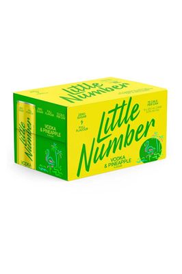 LITTLE NUMBER VODKA &amp; PINAPPLE  250ML 12 PACK 5% CANS