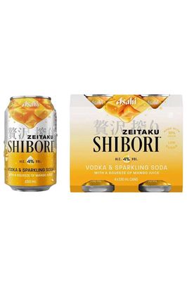 ASAHI SHIBORI VODKA MANGO 4.0% 330ML CAN 4PK