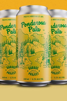 GARAGE PROJECT PONDEROSA APA 440ML CAN 5.2 %