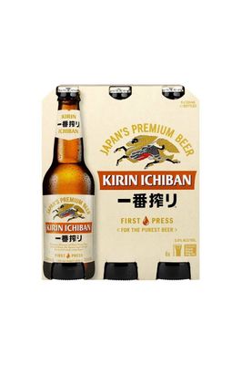 KIRIN ICHIBAN 6 PACK BEER 5% 330ML BTL