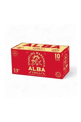 ALBA SPARKLING CHILLI MARGARITA 250ML 10 PACK CAN
