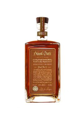 BLOOD OATH BOURDON WHISKY PACT 11 49.3 % 750ML
