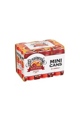 BUNDABERG BLOOD SPARKLING ORANGE 6 PACK