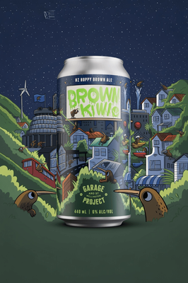 GARAGE PROJECT BROWN KIWI 6% 440ML CAN
