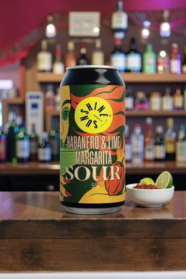SUNSHINE BREWERY HABANERO &amp; LIME MARGARITA SOUR CAN 440ML