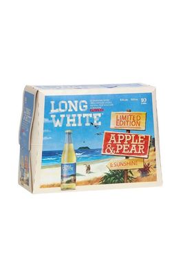 LONG WHITE APPLE &amp; PEAR 10 PACK BOTTLES