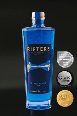 RIFTERS BLUE GOLD GIN 40.2% 700ML