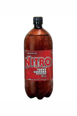 NITRO VODKA GAURANA 7%  ORIGINAL 1.25L
