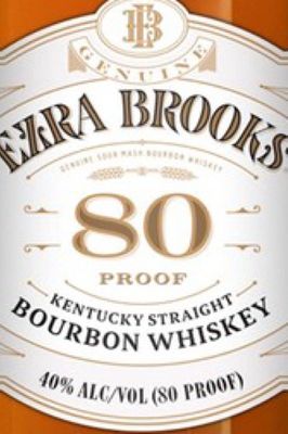 EZRA-BROOKS KSBW 80 PROOF 40% 1L