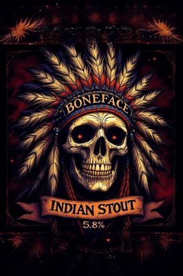 RIGGER BONEFACE THE DARKNESS INDIAN STOUT 5.8%