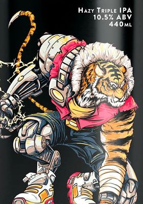 DOUBLE VISION IRON CLAW HAZY TRIPLE IPA 10.5 440ML CAN