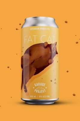 GARAGE PROJECT FAT CAT OATCREAM DOUBLE IPA 440ML CAN 8%