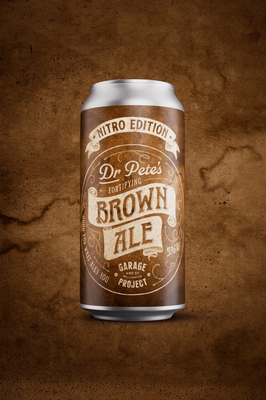 Garage Project Dr Pete&rsquo;s Fortifying Brown Ale - Nitro 5% Edition 440mlCan