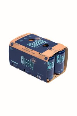 Cheeky Hard ice Tea Peach 6.5% 6 pack cans 330ml