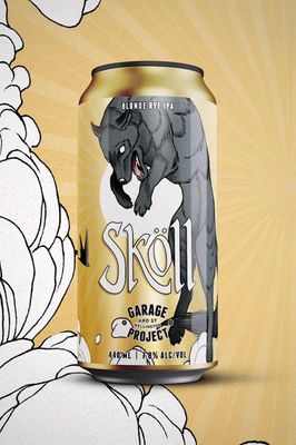 Garage Project Skoll Blonde Rye IPA 7.8% 440ml