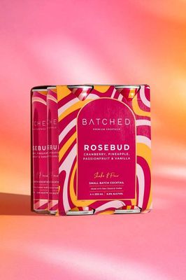Batched Rosebud 230ml x 4 pack 6%