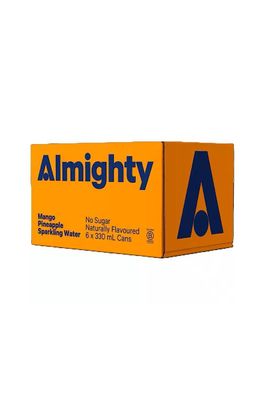 Almighty Sparkling Water Mango &amp; Pineapple 6x330ml