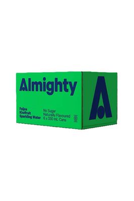 Almighty Sparkling Water Feijoa Kiwi Fruit  6x330ml