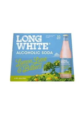 Long White Lemon Lime &amp; Bitters 320ml 10 packs Bottles
