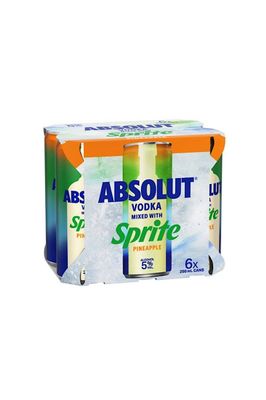 Absolut 6x 250ml Sprite Pineapple 5%