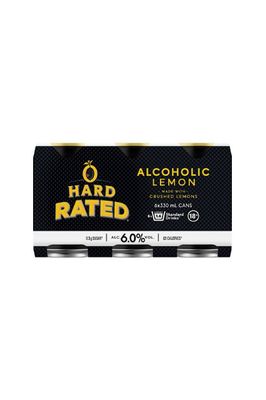 Hard Rated Lemon 6x 330ml cans