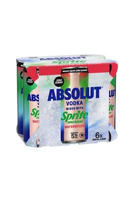 Absolut 6x 250ml Sprite Watermelon 5%