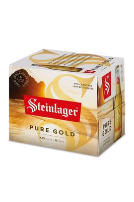 Steinlager Pure Gold 12x 330ml Bottles