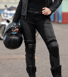 MotoGirl Fiona Pants Black