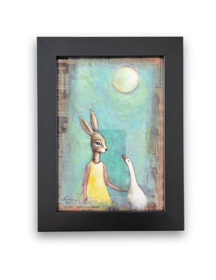 'Friends' framed mini print