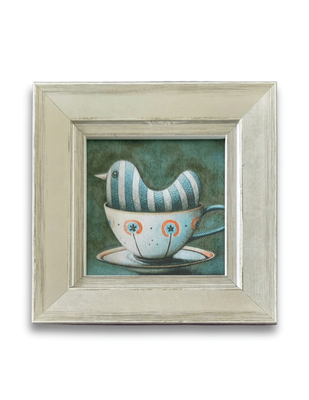 'Cuppa' framed mini print